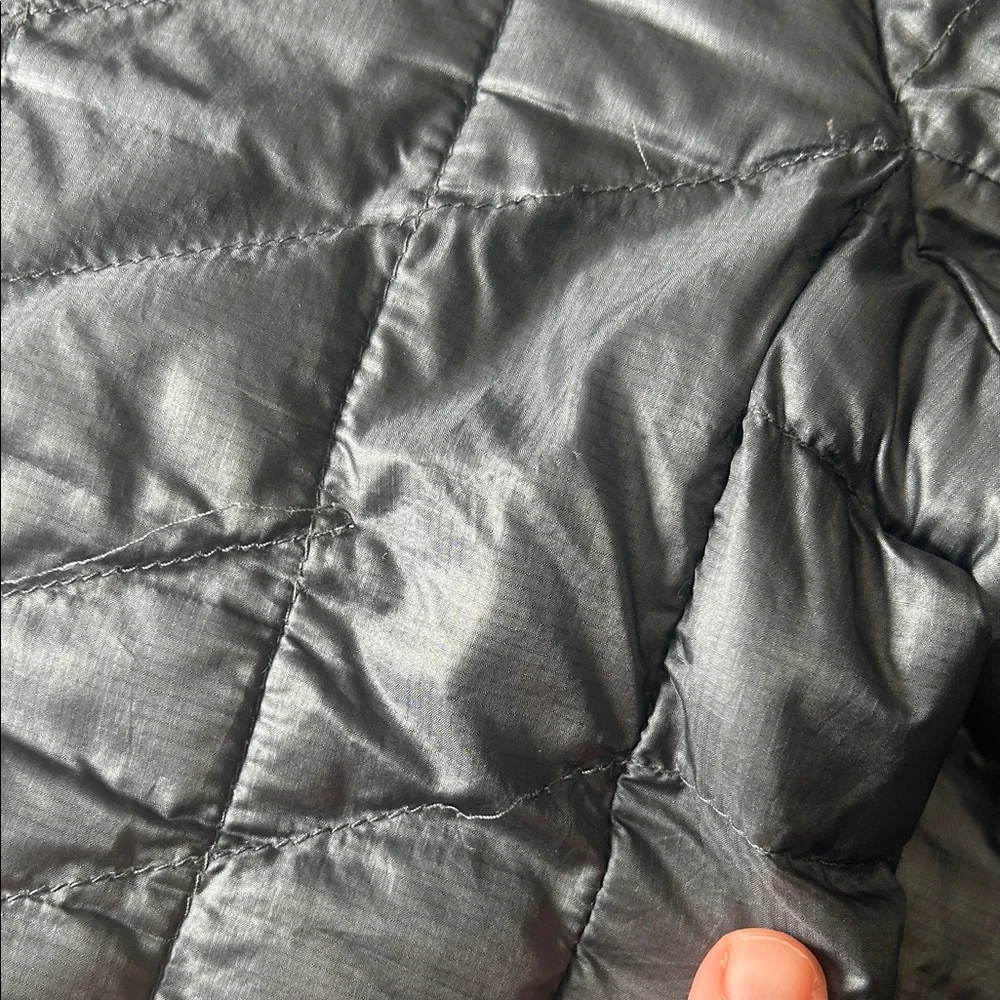 The North Face Thermoball Quilted Jacket with Orange Accents, men’s large